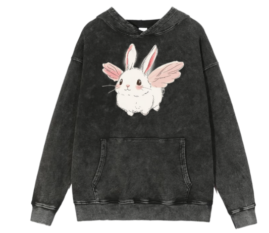 bunny Oversize Hoodie Washed 77