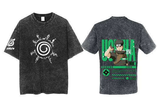 Naruto Shippuden t- shirt One Size Washed Back 77
