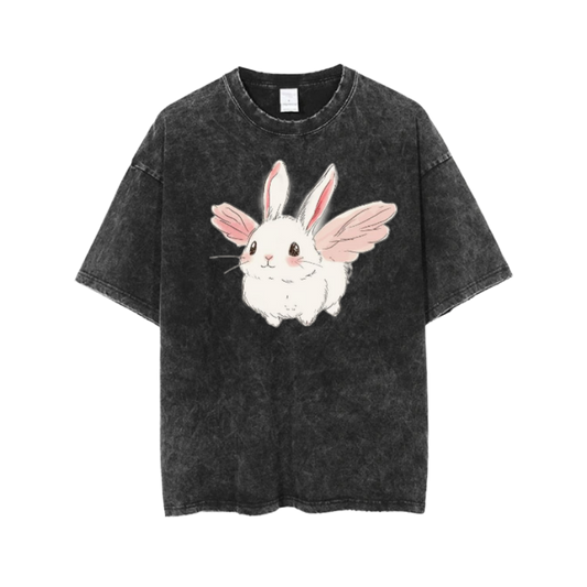 bunny One Size t- shirt Washed 77