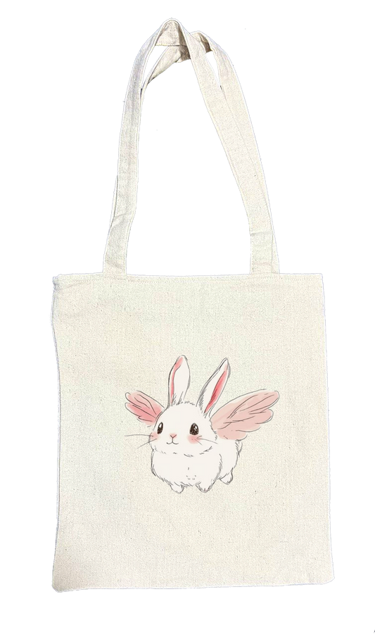 bunny tote bag White 77