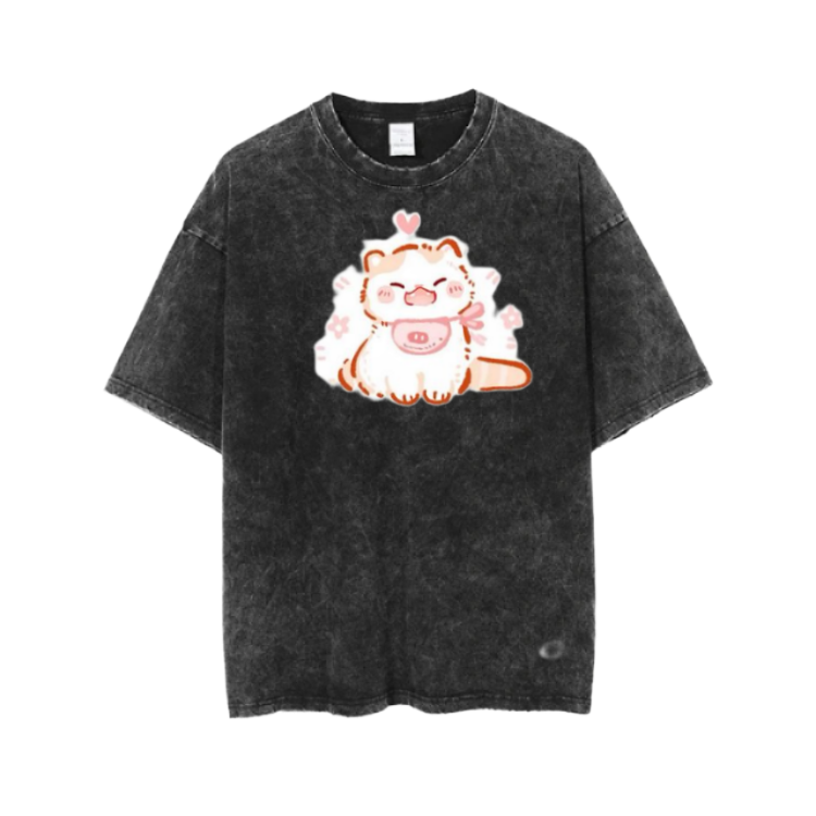 cat One Size t- shirt  Washed 77