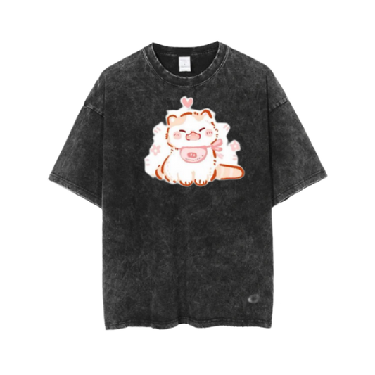 cat One Size t- shirt  Washed 77