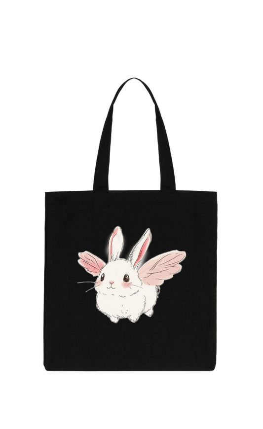 bunny tote bag White 77