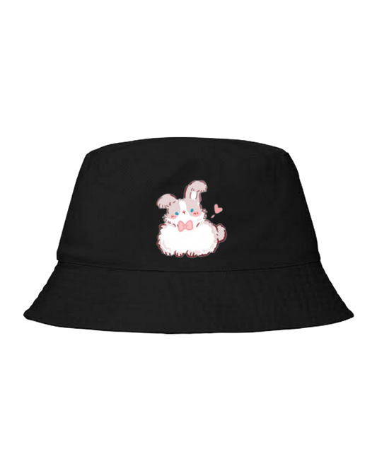 bunny Bucket hat Fishman hat cap Black 77