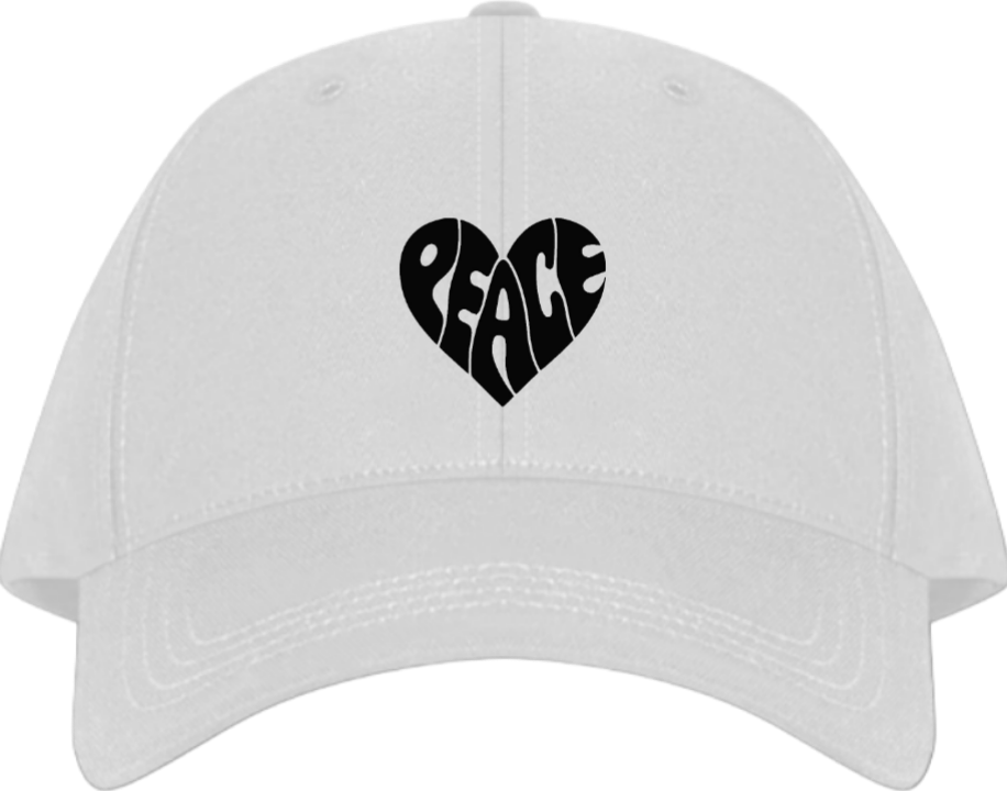 PEACE Baseball cap White 73