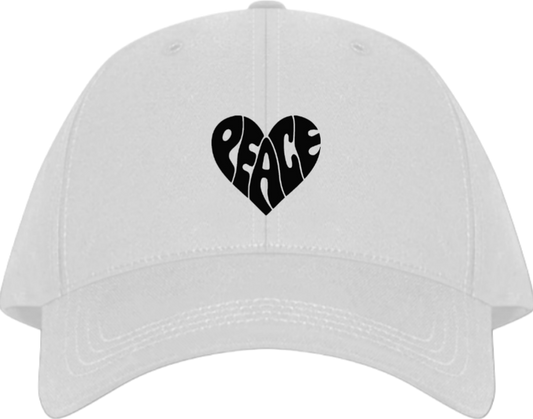PEACE Baseball cap White 73