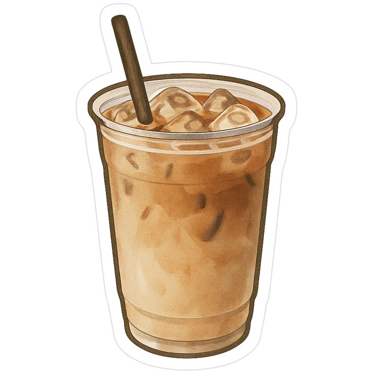 Sticker coffee iced coffee 78