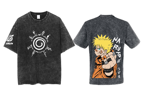Naruto Shippuden t- shirt One Size Washed Back 78