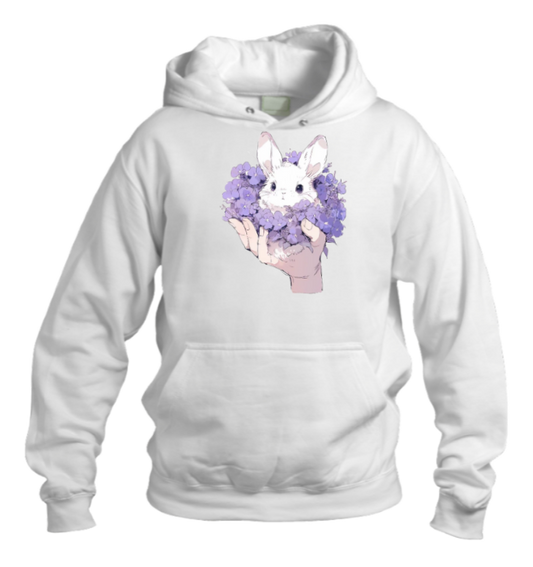 bunny Oversize Hoodie White 78