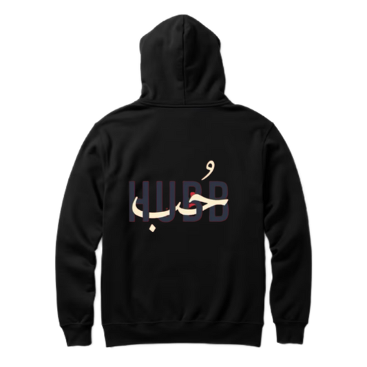 HUBB Back text oversize hoodie back 78