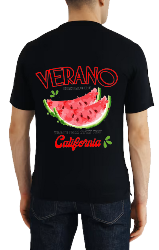 VERANO t- shirt One Size Black back 78