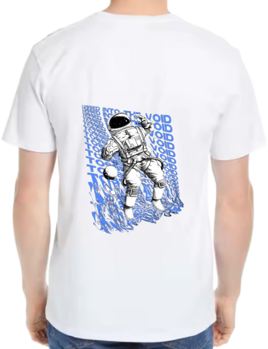 Tossed Into The Void Back text One Size t- shirt White Back 78