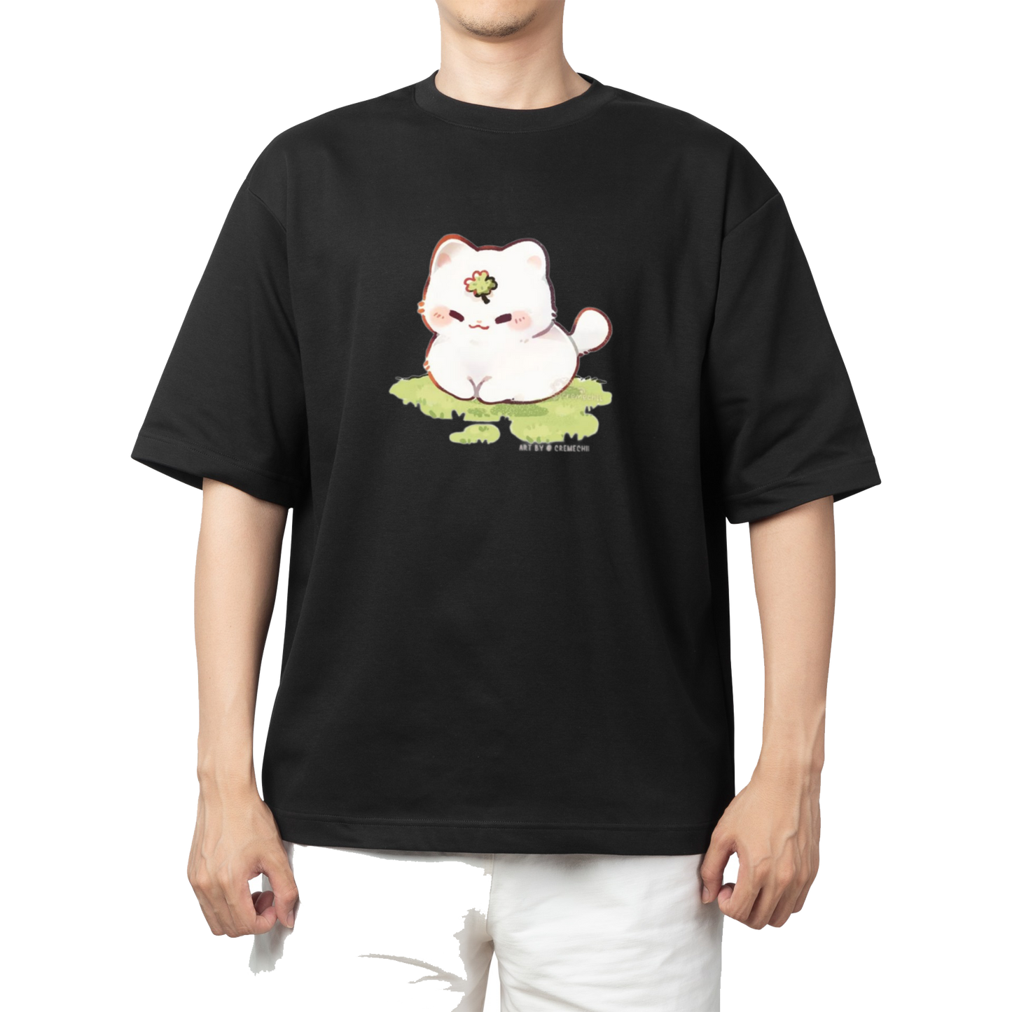 cat One Size t- shirt Black 78