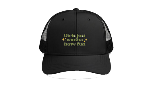 Baseball cap Black Girls just wanna have fun 124