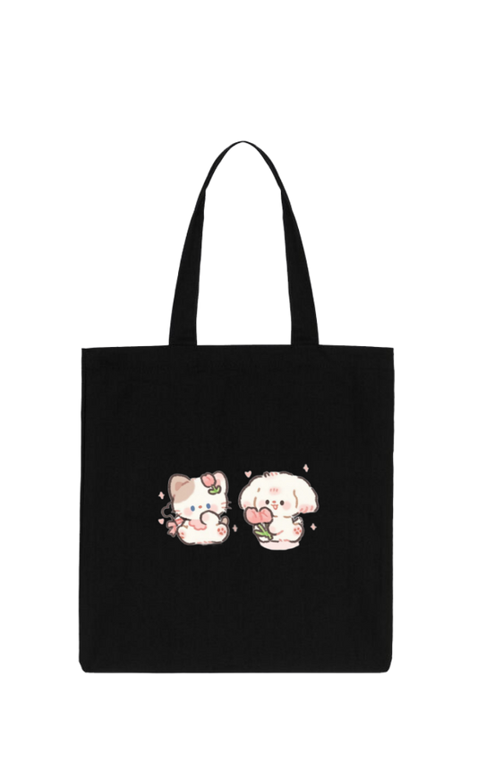 bunny tote bag White 79
