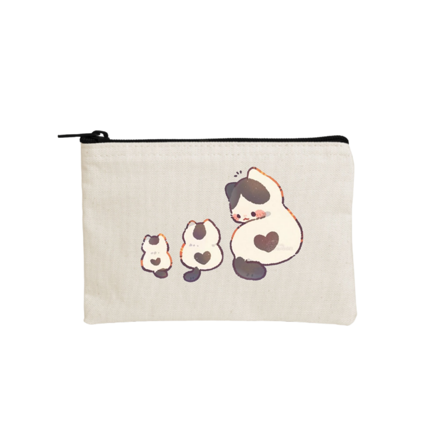 cat wallet pencil case Beige 79