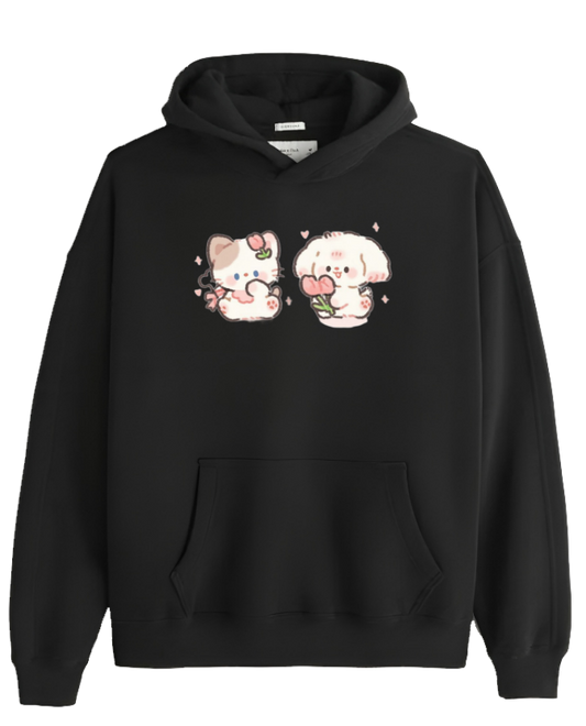 bunny Oversize Hoodie Black 79