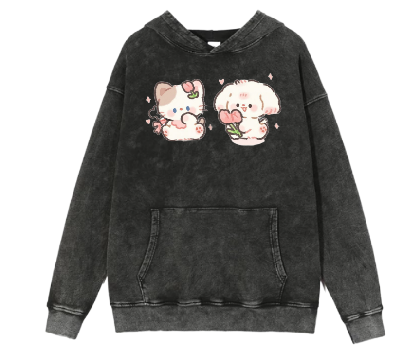 bunny Oversize Hoodie Washed 79