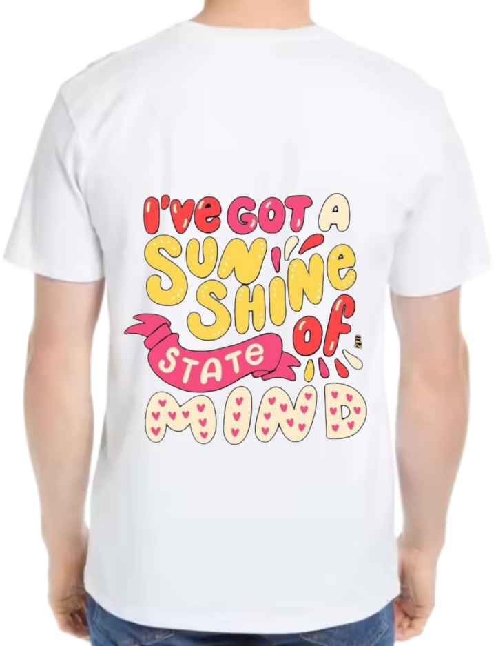 I'VE GOT A SUN STATE O MIND t- shirt One Size White back 79