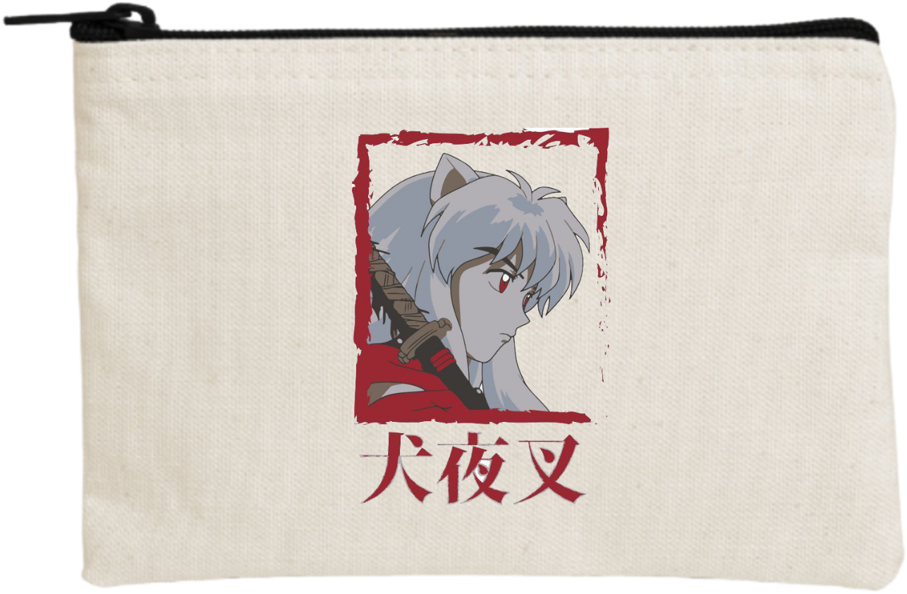 Inuyasha wallet pencil case Beige 7