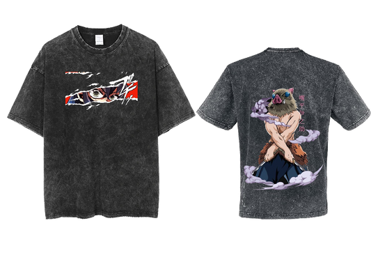 Anime Demon slayer nezuko tanjiro  One Size t- shirt Washed 7