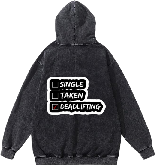 workout gym pilates Oversize Hoodie Washed Back 7