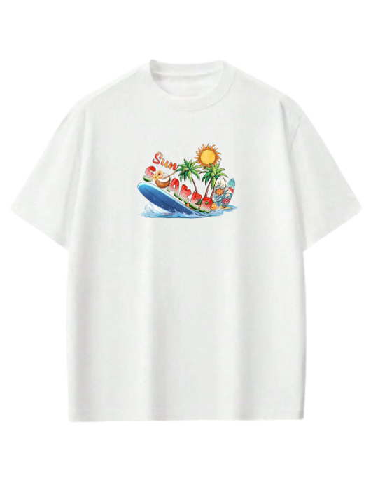 Summer Vibes t- shirt White 7