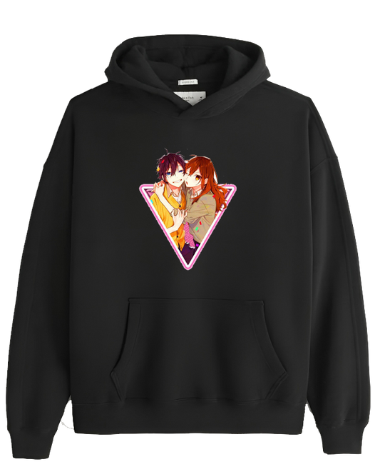 Horimiya One Size hoodie Black 7