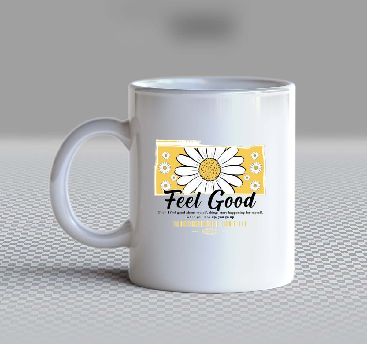 Feel Good Mug White  85
