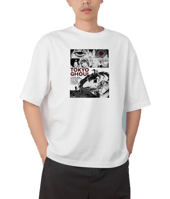 Tokyo ghoul t- shirt One Size White 7