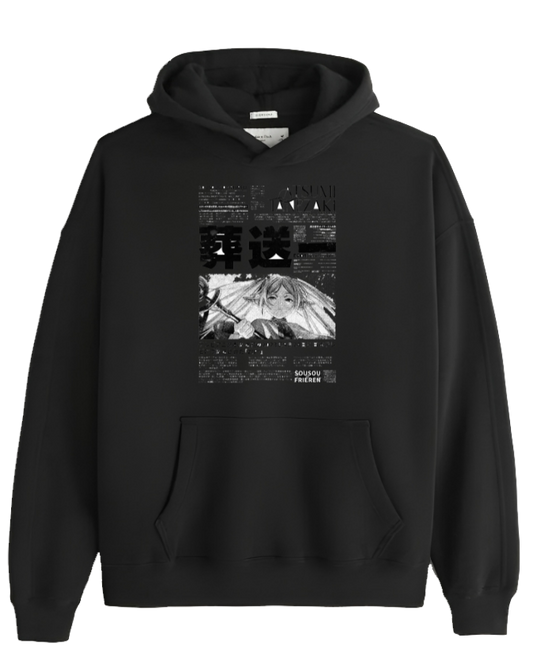 Frieren Beyond Journey's End One Size hoodie Black 7