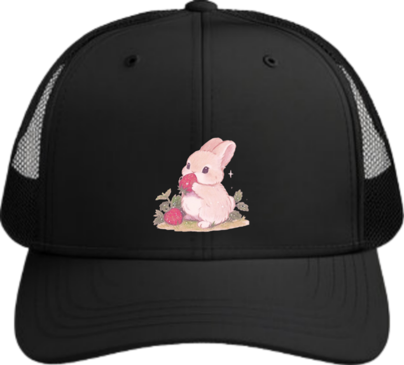 bunny Baseball cap Black 7