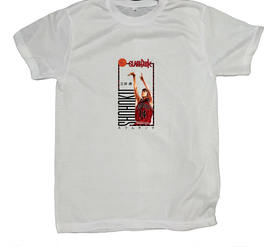 Slam Dunk t- shirt fat White 7