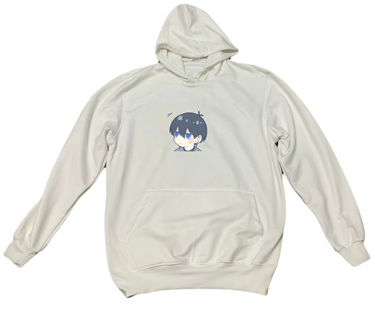 blue lock One Size hoodie White 7