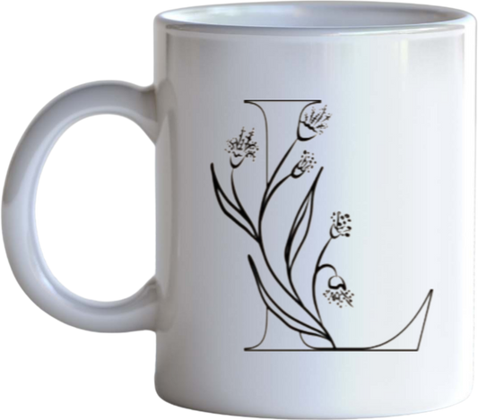 vector letter Mug L 7