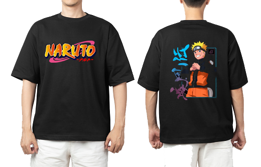 Naruto Shippuden t- shirt One Size Black Back 7