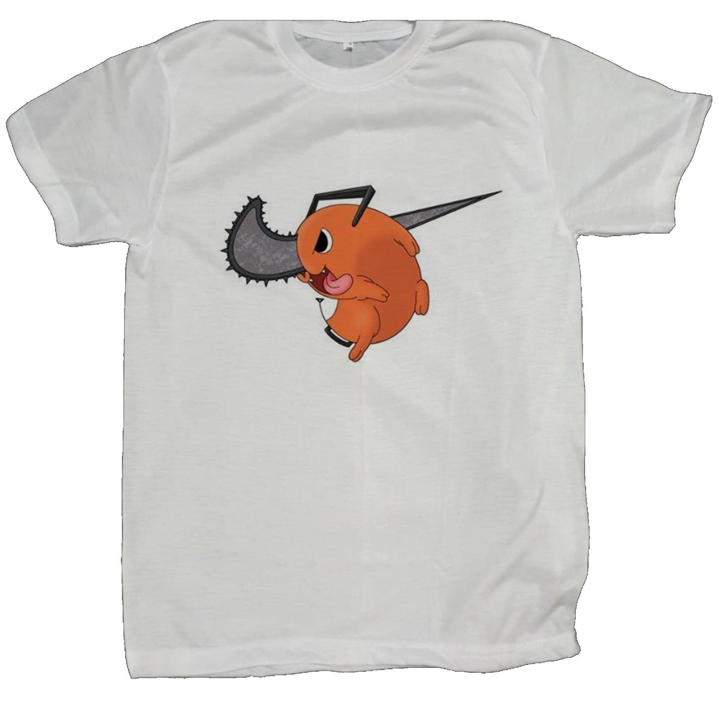 Chainsaw Man t- shirt fat White 7