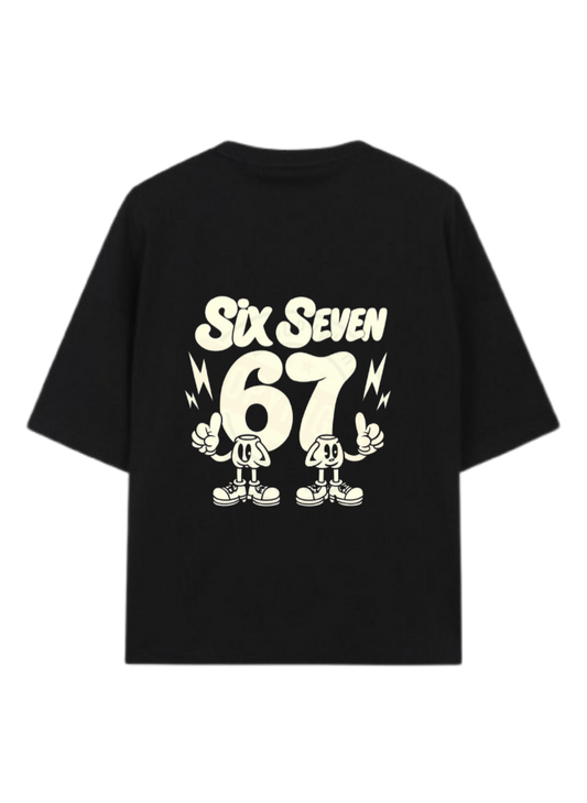 67 designs One Size t- shirt Black Back 7