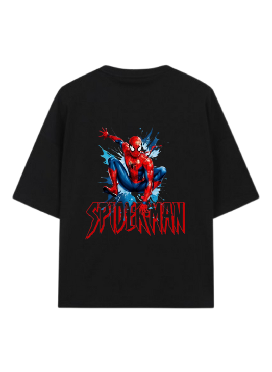 Spiderman t- shirt One Size Black Back 7