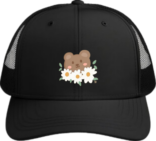 bear Baseball cap Black  7