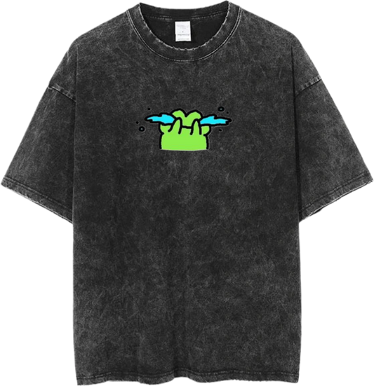 Frog One Size t- shirt Washed 7