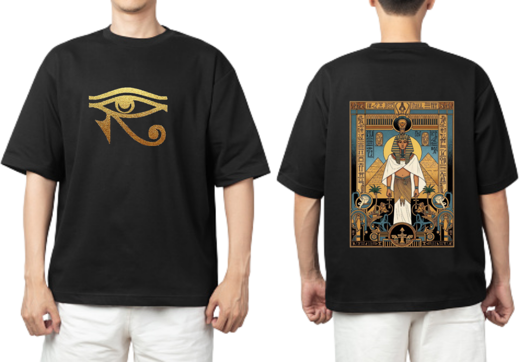 Egypt t- shirt One Size Black Back 7