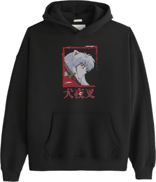 Inuyasha One Size hoodie Black 7