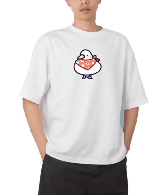duck One Size t- shirt  White 7
