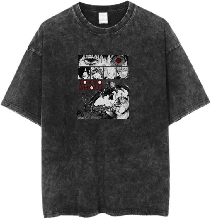 Tokyo ghoul t- shirt One Size Washed 7