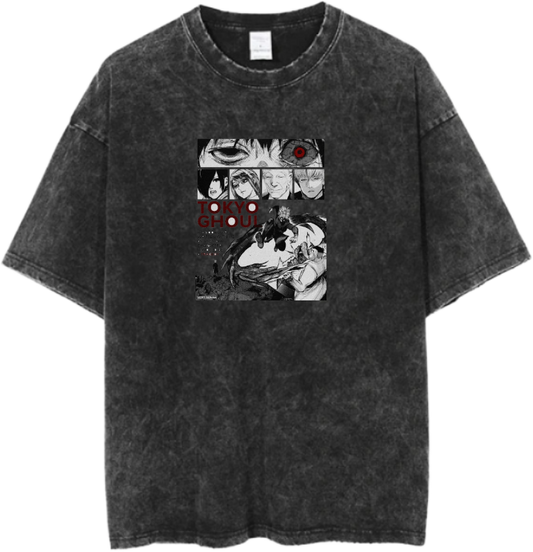 Tokyo ghoul t- shirt One Size Washed 7