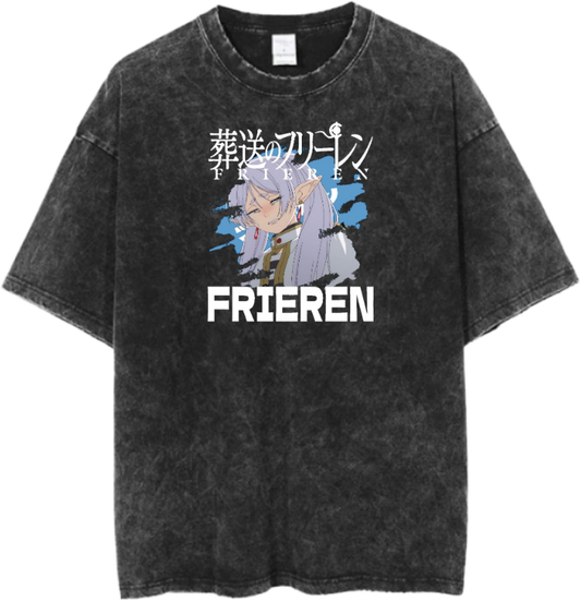 Frieren Beyond Journey's End t- shirt One Size Washed 7