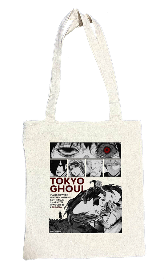 Tokyo ghoul tote bag beige 7