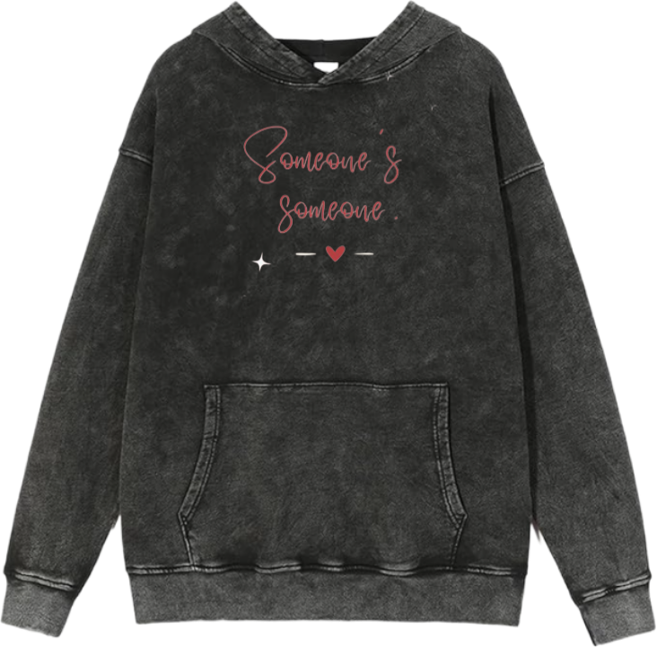 VaIentine coupIe Oversize  Hoodie Washed gray 7