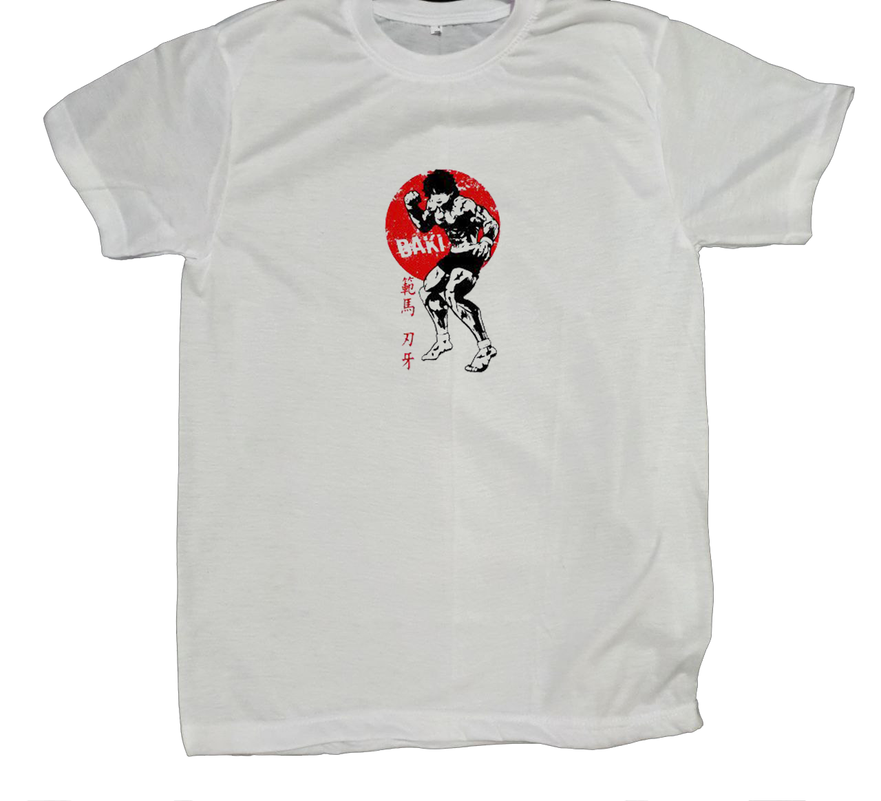 anami baki  Back text fat t- shirt White 7